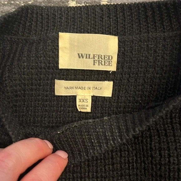 Aritzia Wilfred Isabelli Waffle Wool Sweater - Picture 3 of 7